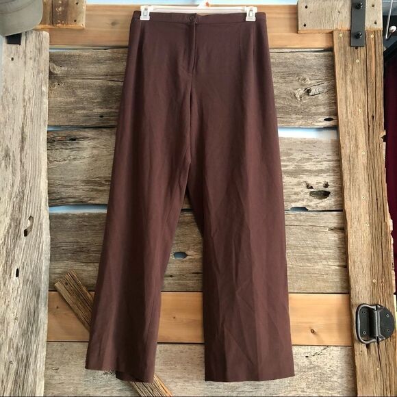 HAGGAR petite brown dress pants size 26W - Picture 1 of 4